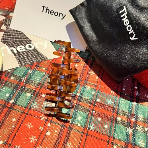 原单正品Theory国外专柜限定款，进口双层醋酸板材|一体成型|纯手工打磨｜
尺寸:长10cm 商品图4