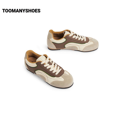 Toomanyshoes左岸咖啡运动休闲复古阿甘鞋德训鞋女 商品图5