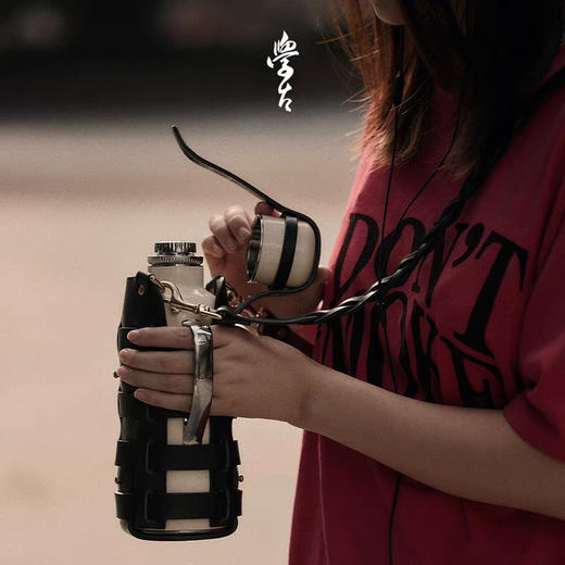 学古|传家壶·迷你全手工真皮壶套Rome款 壶套适用595ml便携户外 商品图1