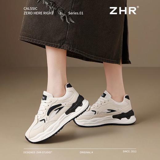 ZHR则则复古阿甘鞋2025新款时尚百搭板鞋软底运动德训休闲鞋女鞋 商品图1