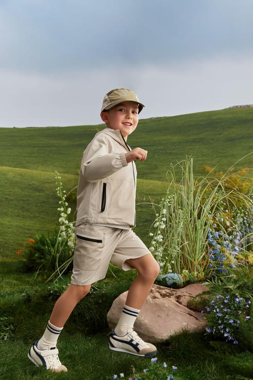 佐丹奴童装25年春日探索系列新款防紫外线弹力梭织风衣外套03075012 商品图3