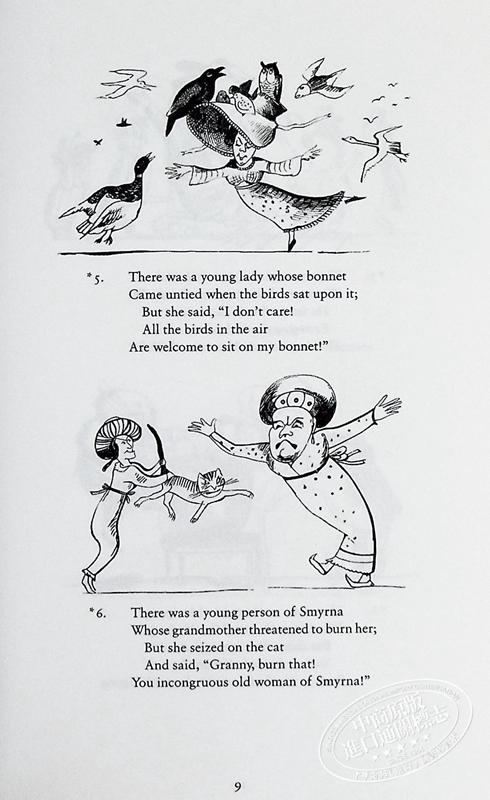 【中商原版】The Owl and the Pussycat and Other Nonsense Poetry 英文原版 爱德华·李尔谐趣诗集：猫头鹰和猫咪 Edward Lear 商品图4