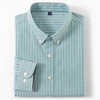 【100棉】罗蒙男士经典条纹衬衫时尚舒适百搭长袖衬衫通勤职业上班男衬衣 商品缩略图3