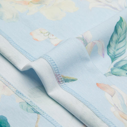 【70S100%丝光棉】SCHIESSER德国舒雅高端铂雅女短袖连衣裙100%高支双面丝光棉91/24775D 商品图2