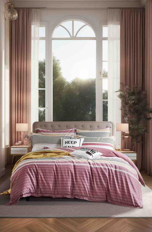 富安娜  披荆斩棘三件套+被芯+枕芯1只 商品图1