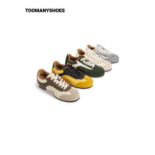 Toomanyshoes左岸咖啡运动休闲复古阿甘鞋德训鞋女 商品图0