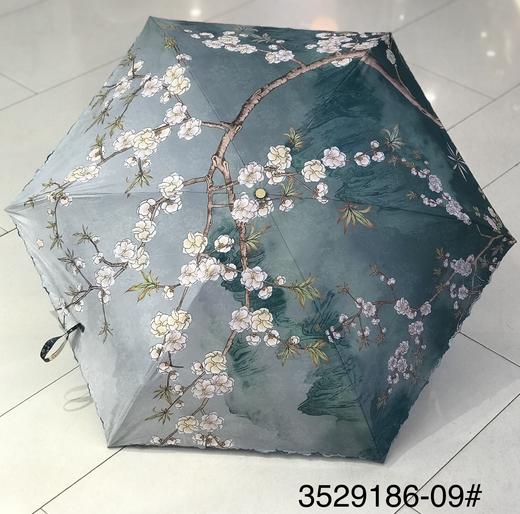 优品堂『如花如歌』黑胶五折超轻太阳伞 商品图2