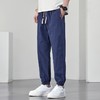【DYF】大依优型大码男装松紧腰束脚休闲裤运动潮流宽松直筒休闲风胖子男士长裤子 商品缩略图3