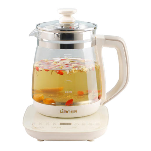 【多样屋专柜】联创养生壶精煮柔炖煮茶壶玻璃加厚茶壶1.8L 商品图0