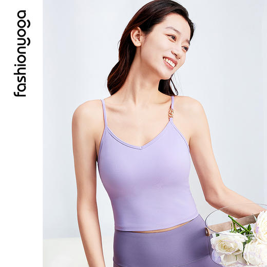 FC14212时尚V领露背背心 商品图3