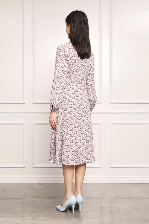L.Fleuri 西装领碎花收腰连衣裙 11917 商品图2