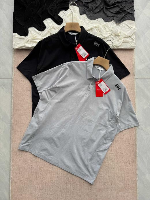 点此购买 海丽汉森春夏季男士户外运动吸湿速干POLO衫 LL 309601 商品图0