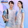 VICTOR威克多羽毛球服 男女款速干衣比赛系列针织运动短袖T恤 T-50022 商品缩略图0