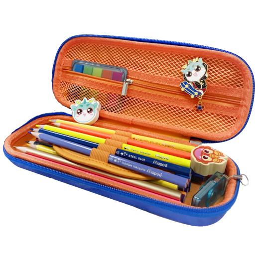 【现货包邮】大中华寻宝记顶呱呱EVA笔袋多功能铅笔盒学习用品文具 商品图5