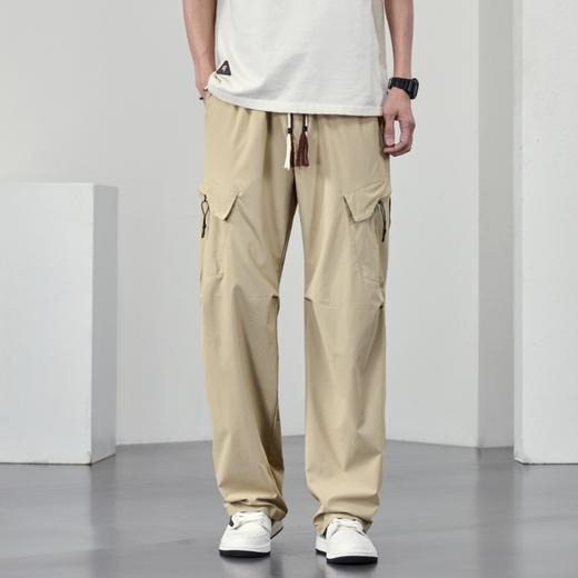 【DYF】大依优型大码休闲裤宽松直筒工装裤美式弹力运动长裤子男士胖子 商品图2