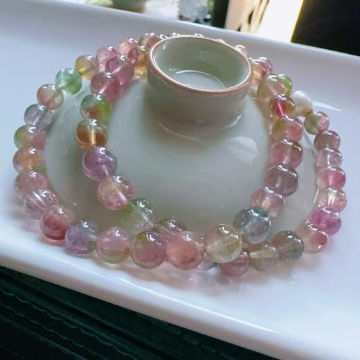 6mm-7mm多圈双色碧玺手串 商品图2