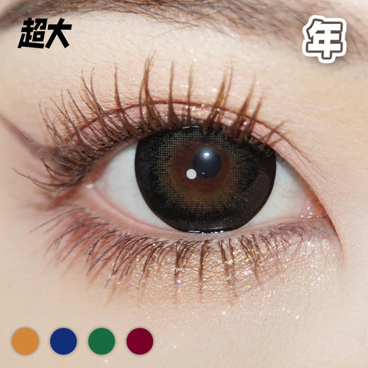 #皇家骑士 棕/绿/蓝/红【 一片装】超大染色 / 年抛 商品图0