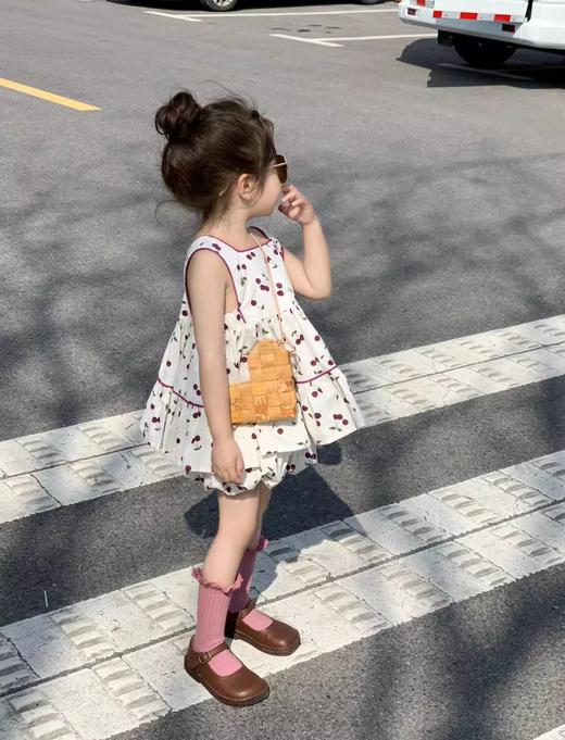 裁缝学苑TQ145方领童装无袖背心裙纸样花苞短裤套装儿童打板服装 商品图4