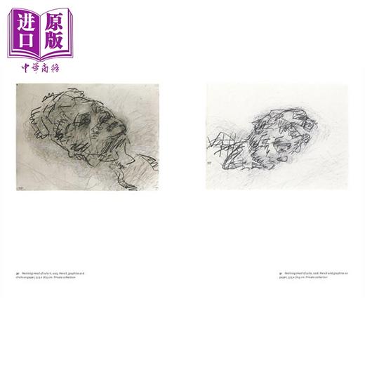 【中商原版】Frank Auerbach Drawings Of People 进口艺术 弗兰克·奥尔巴赫：人物素描 Yale 商品图9