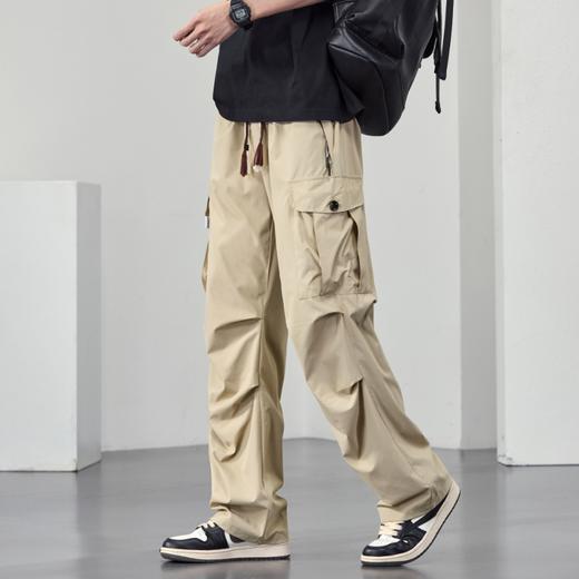 【DYF】大依优型大码男装休闲裤长裤阔腿宽松直筒休闲风潮流男士 商品图2