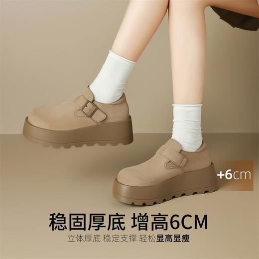 ZHR则则厚底增高勃肯鞋女2025春季新款百搭ins轻便休闲女鞋博肯鞋 商品图0