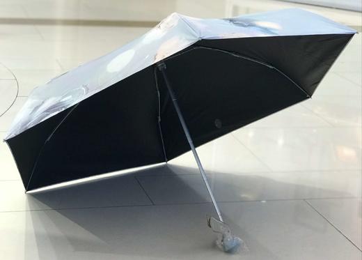 优品堂『浅夏花开』五折超轻同色骨架黑胶太阳☀伞 商品图4