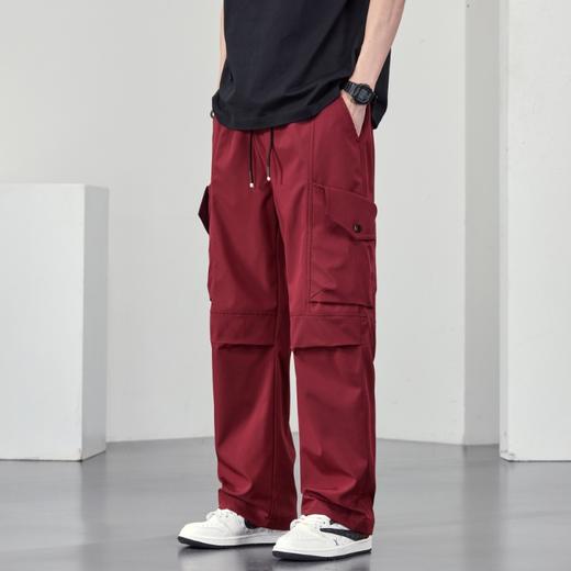 【DYF】大依优型大码男装直筒休闲裤运动松紧腰宽松休闲风长裤胖子 商品图0