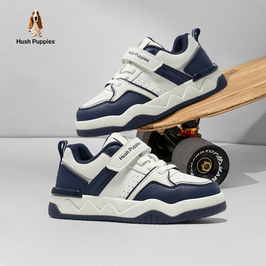 防滑软底撞色板鞋HPSQND22SD003 | 暇步士 复古休闲  儿童防滑软底 撞色板鞋HPSQND22SD003 商品图4