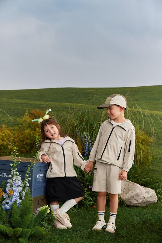 佐丹奴童装25年春日探索系列新款防紫外线弹力梭织风衣外套03075012 商品图2