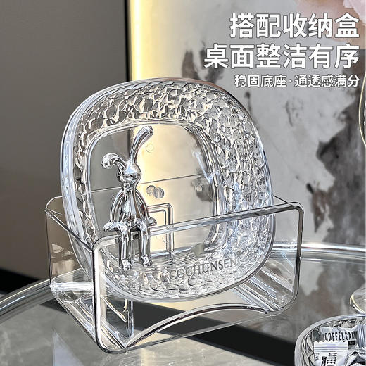 【9.9抢8碟1底座，宜家同款轻奢冰川盘】北欧简约ins风 食品级 一盘多用 吐骨碟/收纳盘/水果盘/零食盘 摆拍必备创意多功能盘子 商品图3