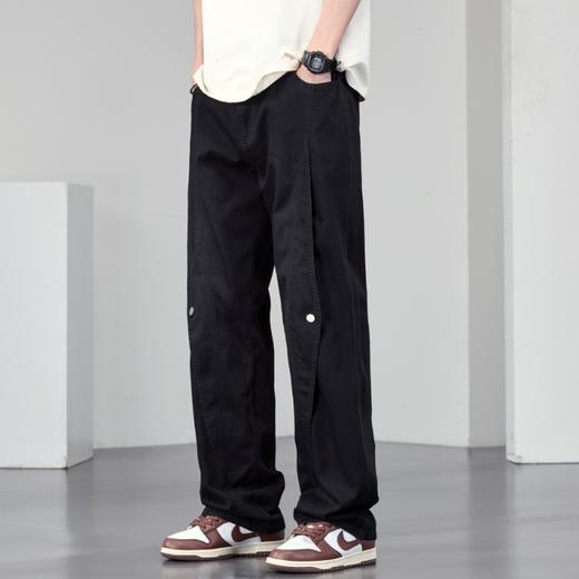 【DYF】大依优型大码牛仔裤复古直筒宽松休闲长裤子男士潮牌美式胖子 商品图1