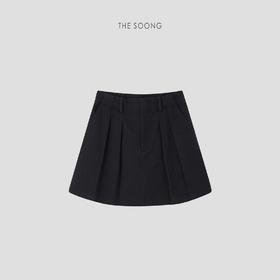 THESOONG"拓扑美学"100%棉立裁垂坠肌理感中腰半身裙HZQZ5742