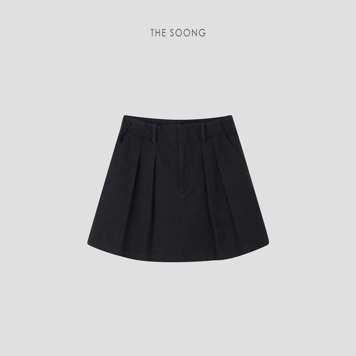 THESOONG"拓扑美学"100%棉立裁垂坠肌理感中腰半身裙HZQZ5742 商品图0