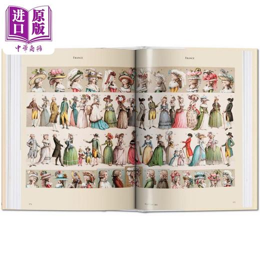 【中商原版】古典宫廷服装设计史 礼服大历史全集 英文原版 Racinet: The Costume History 精装 商品图9