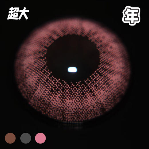 #尤加利 巧/灰/粉【 一片装】超大染色 / 敏感眼舒适推荐 / 年抛 商品图3