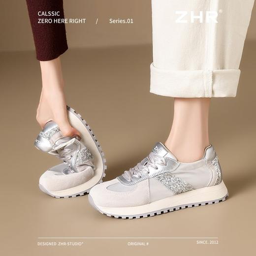 ZH则则正品软底阿甘鞋2025春新款平底透气百搭运动休闲鞋ins女 商品图9