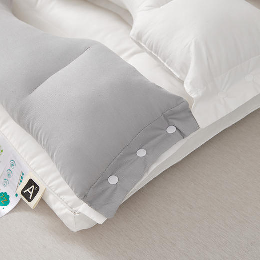 严选 | 新款全棉双向养护牵引可拆卸枕头 42X62cm一只装 可调节羽丝绒枕芯 商品图7