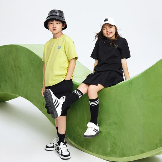 男童圆领SORONA短袖针织衫夏季新款安奈儿童装EB521154 商品图6