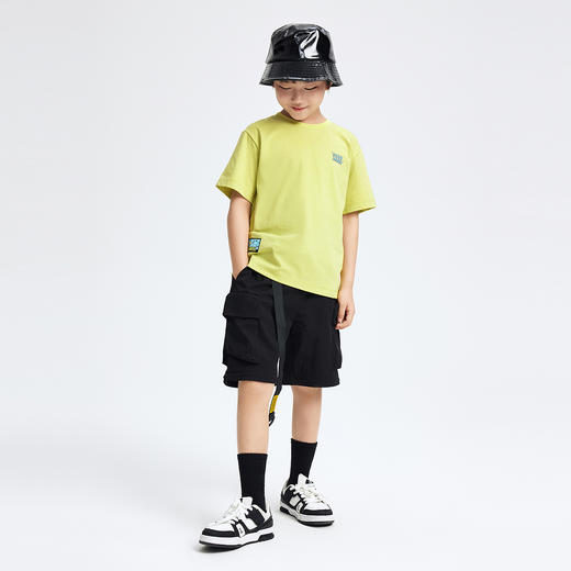 男童圆领SORONA短袖针织衫夏季新款安奈儿童装EB521154 商品图5