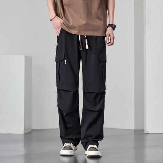 【DYF】大依优型大码男装休闲裤长裤阔腿宽松直筒休闲风潮流男士 商品图1