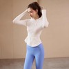 跃牌【美西西系列】紧身运动上衣女修身速干长袖短款休闲薄健身服连帽瑜伽服WT-229 商品缩略图2