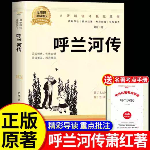 呼兰河传萧红著正版小学生版五年级下册必读的课外书完整版小学生课外阅读书籍经典书目青少年版适合三四六年级看的名著散文读本荐 商品图0