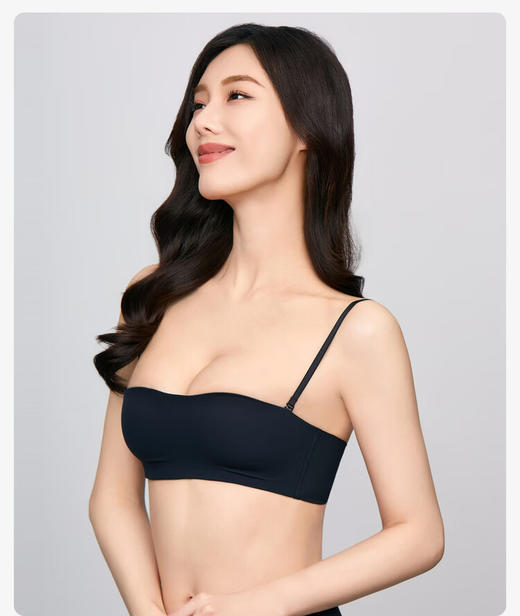 【3F】安莉芳美背无钢圈内衣无肩带抹胸舒适女士文胸EB00815 商品图0