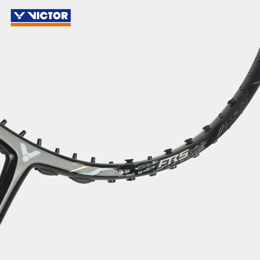 VICTOR威克多羽毛球拍单拍 碳纤维进阶级进攻型可拉高磅球拍TK-T500 黑武士 商品图4