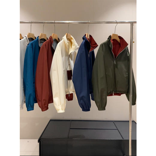 意式高端线！2025双面穿防水客供弹力棉情侣风衣夹克！ 商品图3