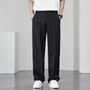 【DYF】大依优型大码小西裤休闲裤男春夏季冰丝薄款黑色正装西服裤直筒休闲长裤西装裤 商品缩略图4