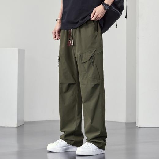 【DYF】大依优型大码休闲裤宽松直筒工装裤美式弹力运动长裤子男士胖子 商品图4