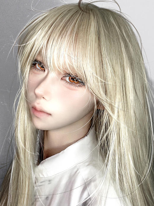 NinaMond半年抛 | 重瞳子红&重瞳子金&重瞳子蓝  14.5mm白狮参考着色大直径 半年抛2片 商品图11