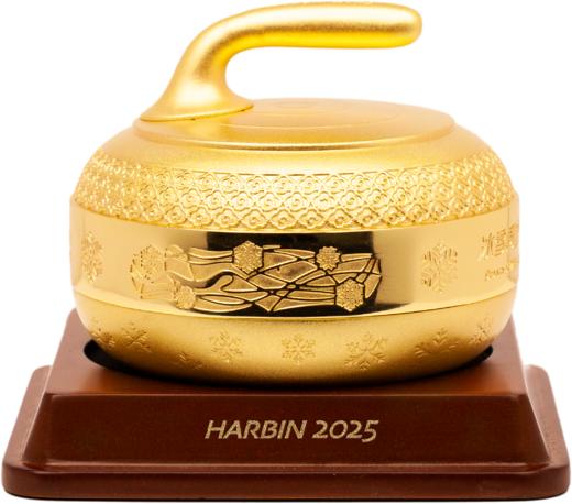 哈尔滨亚冬会花丝金镶玉冰壶 商品图2