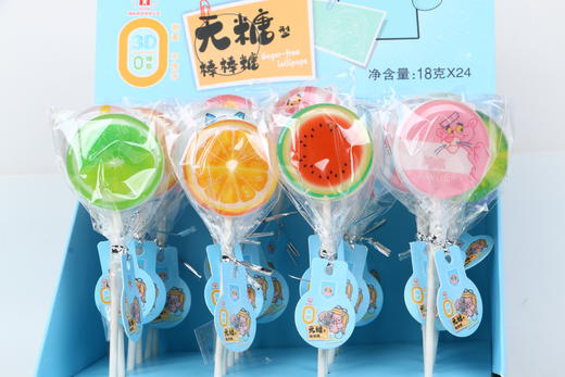 11月新货 | 无蔗糖水晶棒棒糖 18克/支   保质期12个月 商品图1
